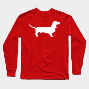 White Dachshund Long Sleeve T-Shirt